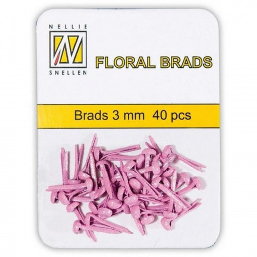 Glitter Brads rosa