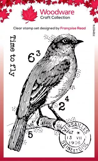 Woodware Clear Stamps - Bluebird