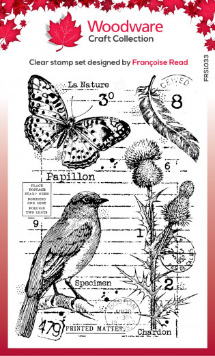 Woodware Clear Stamps - Nature Page