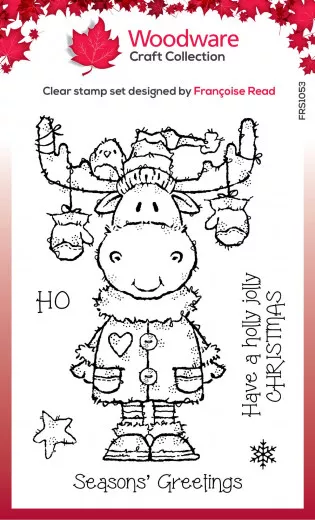 Woodware Clear Stamps - Maurice Moose