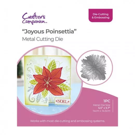 Metal Cutting Die - Joyous Poinsettia