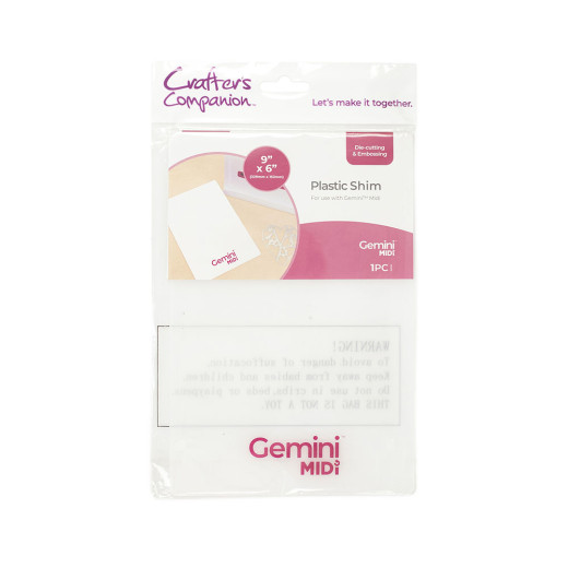 Gemini II Accessories - Midi 6 x 9 Plastic Shim - Compatible With Select Machines