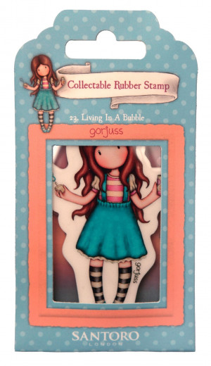 Collectable Cling Stamps - Gorjuss Nr. 23 - Living In A Bubble