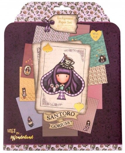 Gorjuss Wonderland 8x8 Scrap Paper Set