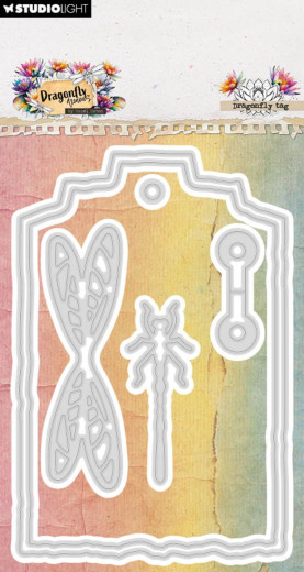 Studio Light - Cutting Dies - Dragonfly Dreams - Dragonfly Tag