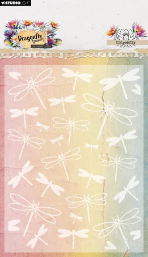 Studio Light - Dragonfly Dreams - Embossing Folder - Dragonfly