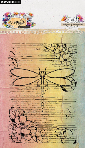 Studio Light - Clear Stamps - Dragonfly Dreams - Dragonfly Background