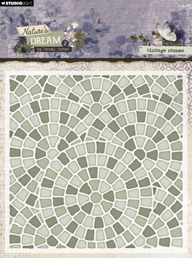 Studio Light Embossing Folder - Nature's Dream 2 Nr. 23 - Vintage Stones