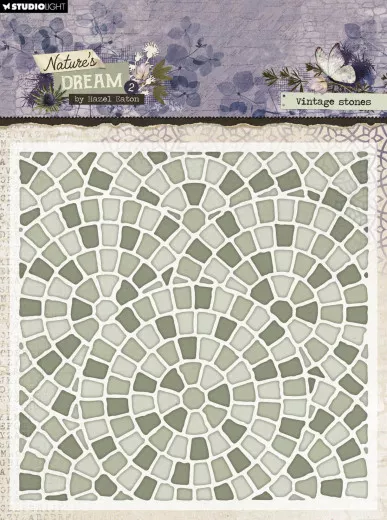 Studio Light Embossing Folder - Nature\s Dream 2 Nr. 23 - Vintage Stones