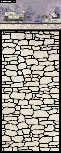 Studio Light - Masks / Stencils - Nature's Dream 2 Nr. 297 - Old Stones