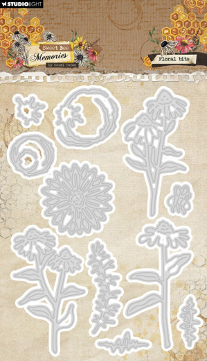 Studio Light - Cutting Dies - Sweet Bee Memories - Floral Bits