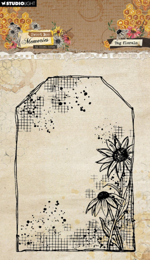 Studio Light - Clear Stamps - Sweet Bee Memories - Tag Florals
