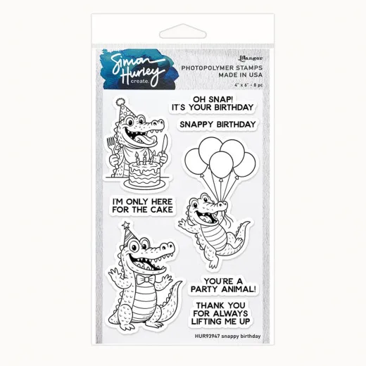 Simon Hurley Clear Stamps - Snappy Birthday