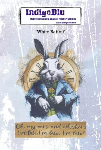 Unmounted Rubber Stamps - White Rabbit