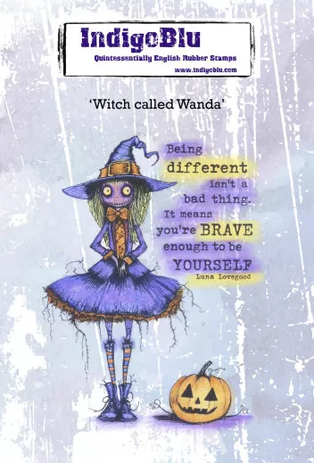 Unmounted Rubber Stamps - Witch Called Wanda