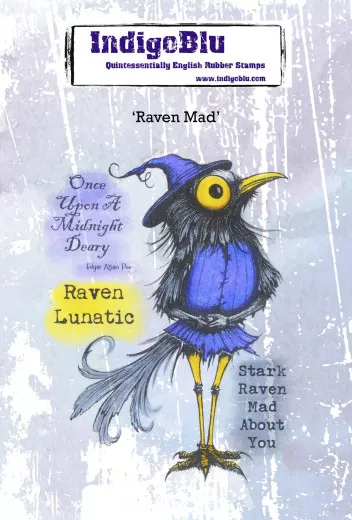 Unmounted Rubber Stamps - Raven Mad