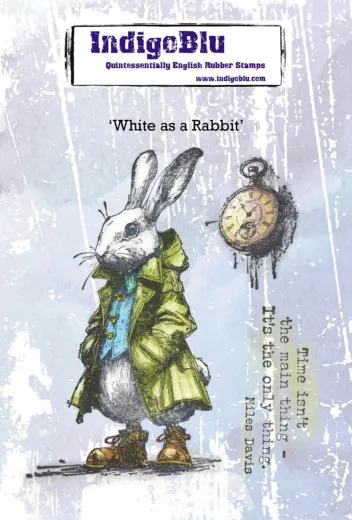 Unmounted Rubber Stamps - White as a Rabbit