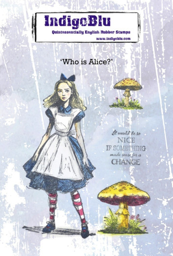 Unmounted Rubber Stamps - Who is Alice