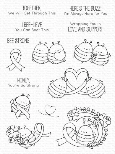 Clear Stamps - Bee Strong