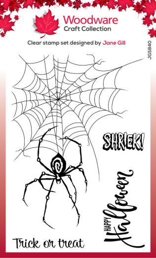 Woodware Clear Stamps - Creepy Spider