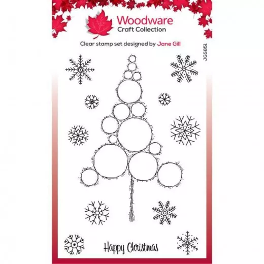 Woodware Clear Stamps - Bubble Tree Stack