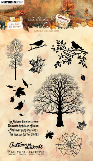 Studio Light - Clear Stamps - Autumn In The Woods - Autumn-time Has Come