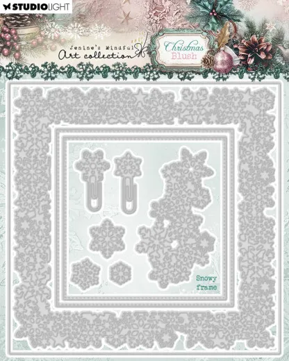Studio Light - Cutting Dies - Christmas Blush - Snowy Frame