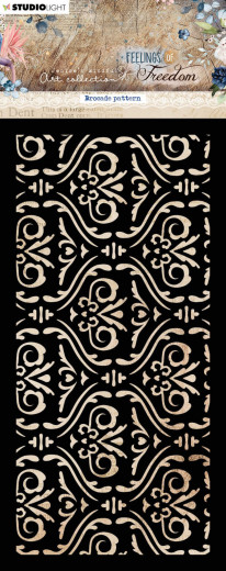 Studio Light Mask Stencil - Feelings of Freedom Nr. 194 - Brocade Pattern