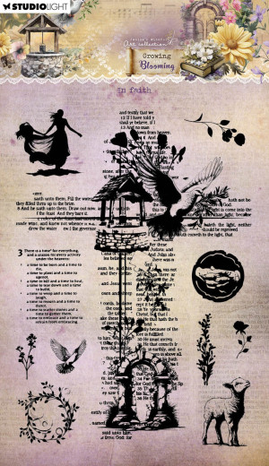 Studio Light - Clear Stamps - Growing & Blooming - In Faith