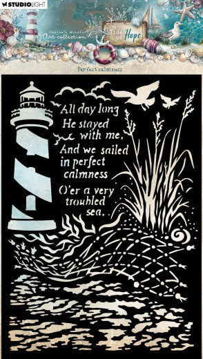 Studio Light - Masks / Stencils - Tide of Hope - Perfect Calmness