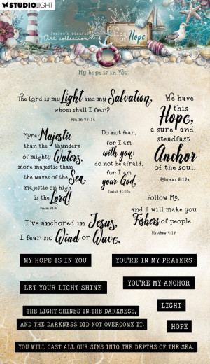 Studio Light - Clear Stamps - Tide of Hope - My Hope Is in You