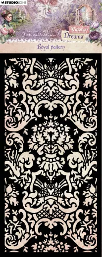 Studio Light - Masks / Stencils - Victorian Dreams - Royal Pattern