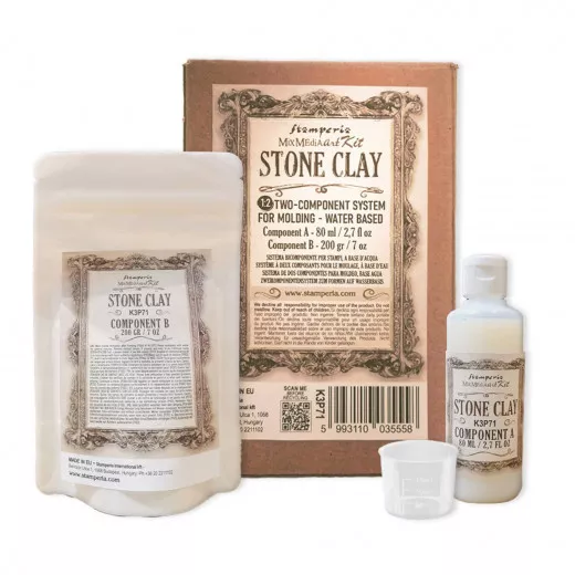 Stone Clay Mixed Media Art Kit