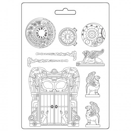 Soft Mould A4 - Magic Forest - Door and Elements