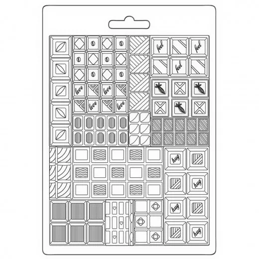 Soft Mould A5 - Coffee and Chocolate - Bars