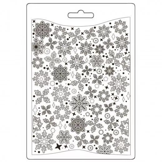 Soft Mould A5 - Dewdrops - Snowflakes