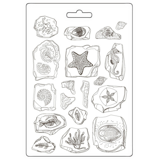 Soft Mould A5 - Silent Sea - Fossils