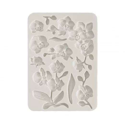 Silicone Mould A5 - Orchids and Cats - Orchids