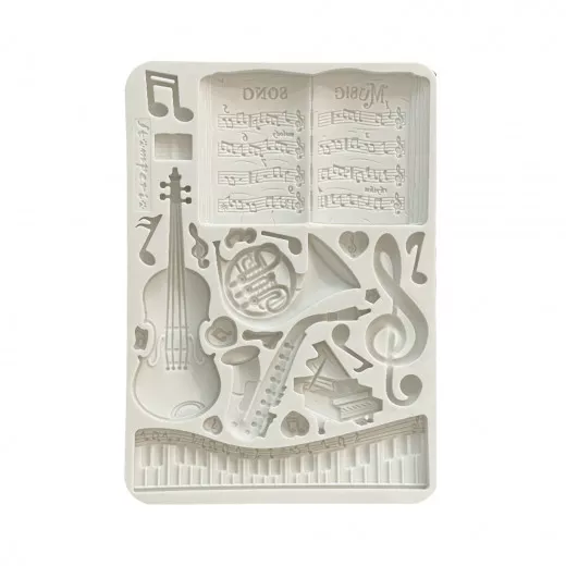 Silicone Mould A5 - Music