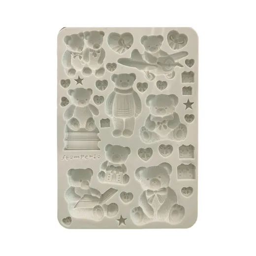 Silicone Mould A5 - The Owl's House - Teddy Bears