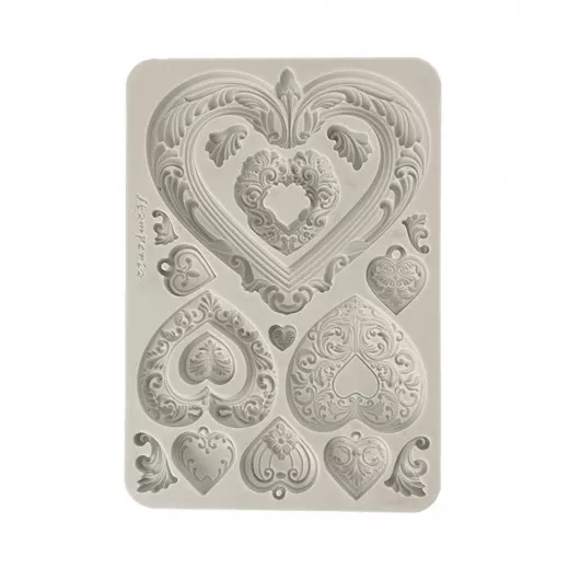 Silicone Mould A5 - Hearts