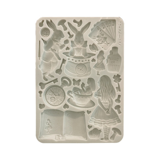 Silicone Mould A5 - Alice in Christmas