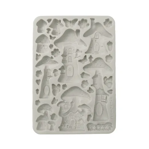 Silicone Mould A5 - Hidden Grove - Mushroom House