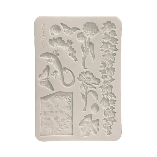 Silicone Mould A5 - All Around - Flowers and Leaves