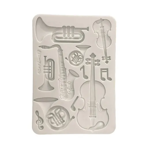 Silicone Mould A5 - Symphony - Musical Instruments by Sara Alcobendas