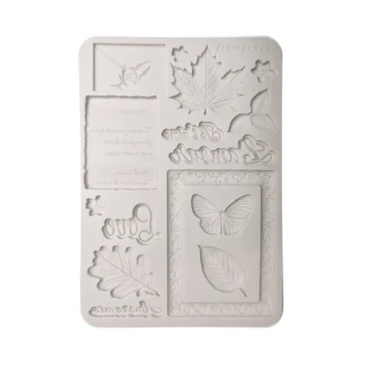 Silicone Mould A5 - Flowers and Poems
