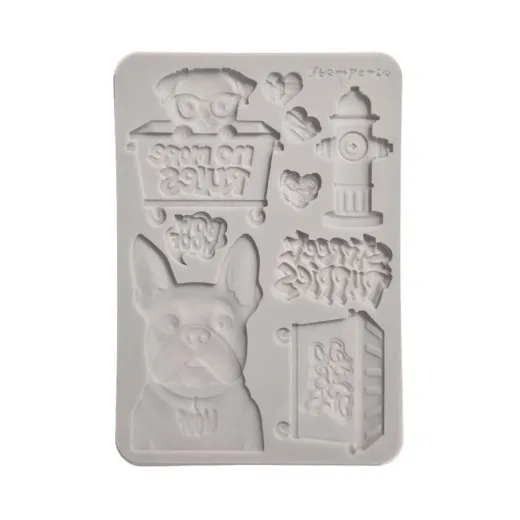 Silicone Mould A5 - Furry Friends 2 - Dogs by Antonis Tzanidakis
