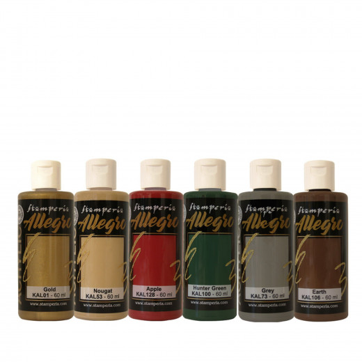 Stamperia Allegro Paint Selection - Gear up for Christmas