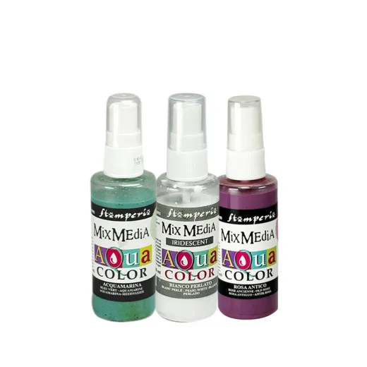 Stamperia Aquacolor Spray Kit - Cozy Family