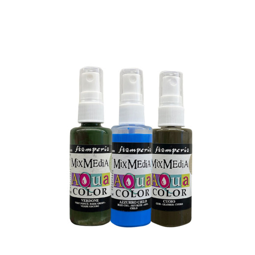 Stamperia Aquacolor Spray Kit - Hidden Grove